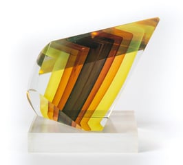 Harvey K. Littleton, glass sculpture