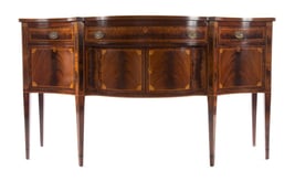 Potthast Bros. Federal style mahogany sideboard