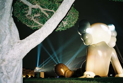 KAWS at Night