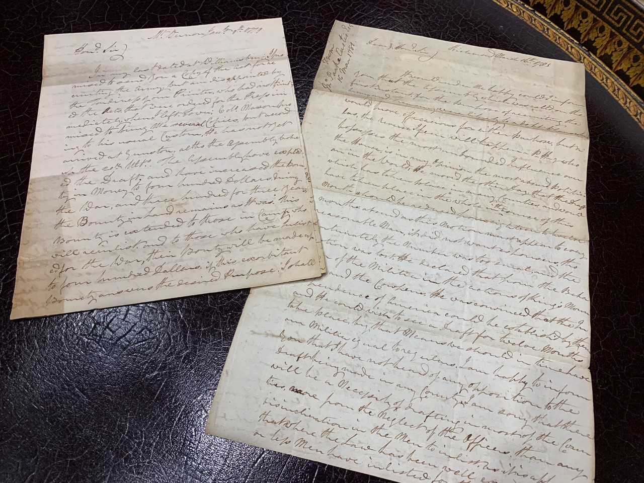 Historical Letters & Documents Hitting The Auction Block November 12th, 2020