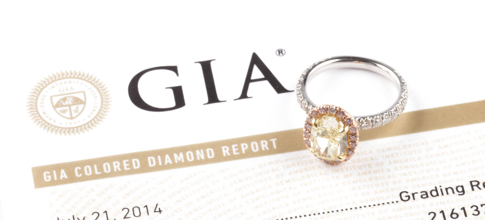 Item of the Week: A Stunning Natural Yellow Diamond Ring