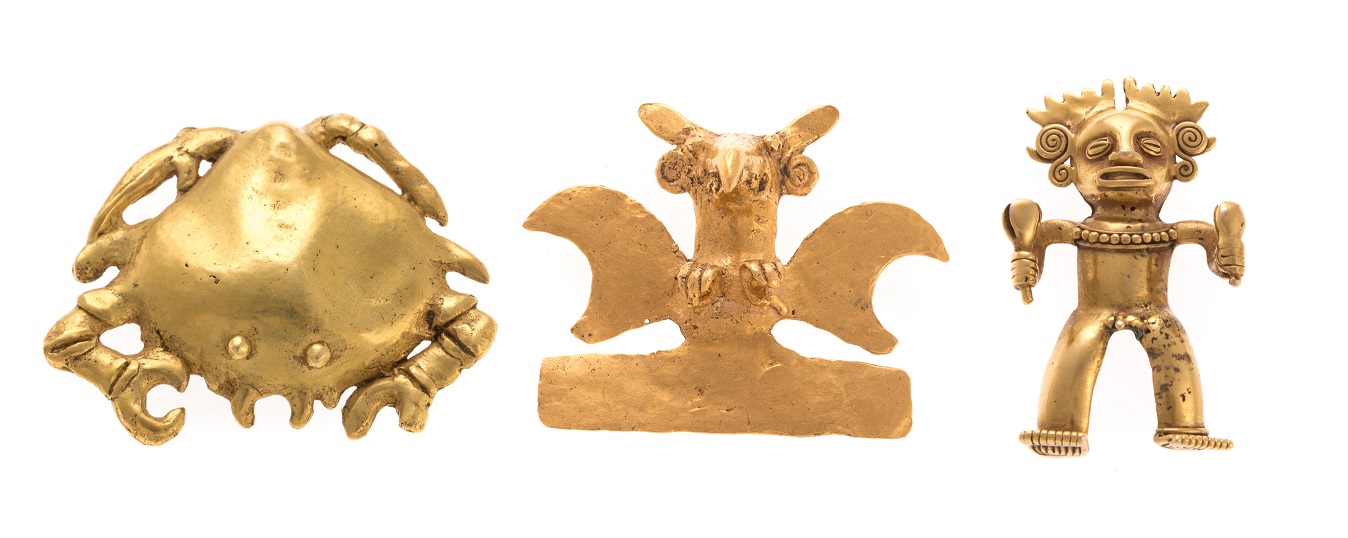Pre-Columbian Gold Jewelry & Artifacts For Auction